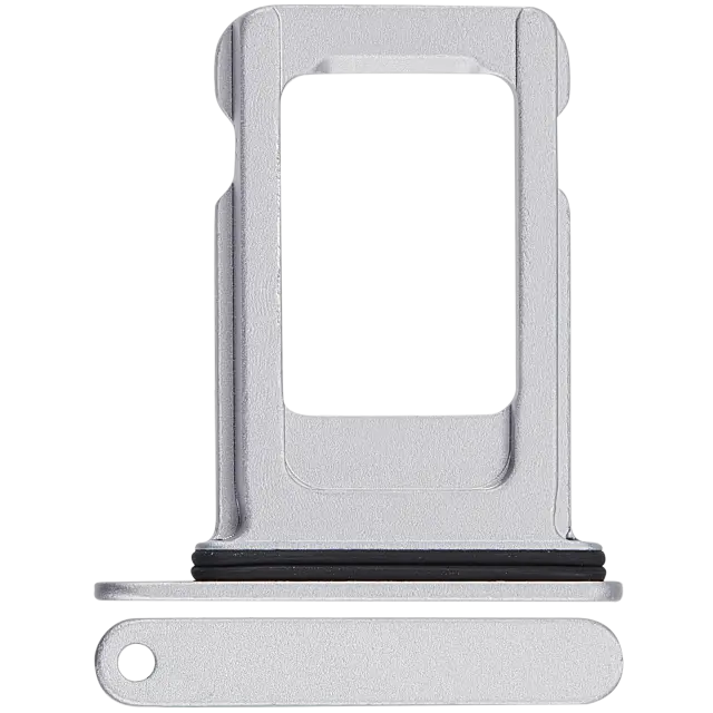 Tiroir SIM pour Apple iPhone 16e / 17e (blanc)