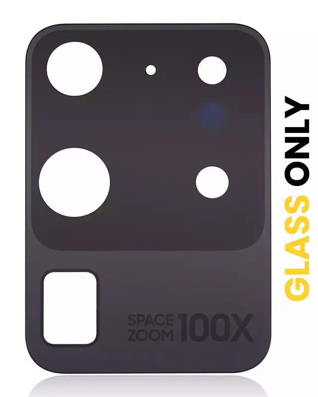 Lentille de caméra arrière avec adhésif pour Samsung Galaxy S20 Ultra 5G (lot de 10)