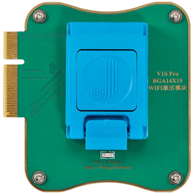 Module de dissociation et d’activation Wi-Fi JCID V1S Pro (BGA 14 × 15) — iPhone SE 2022, séries 12 à 14, 15 / 15 Plus