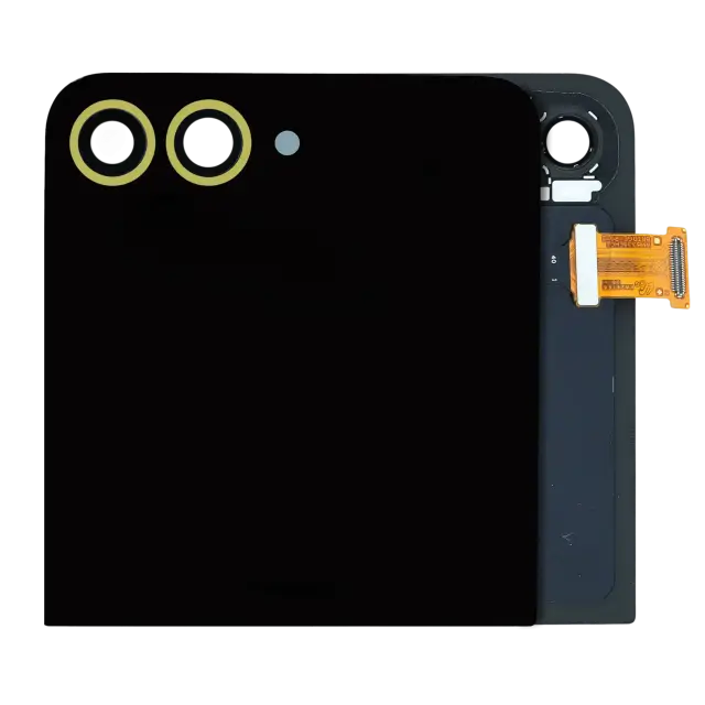 Écran OLED extérieur pour Samsung Galaxy Z Flip 6 5G (pack service origine, jaune)