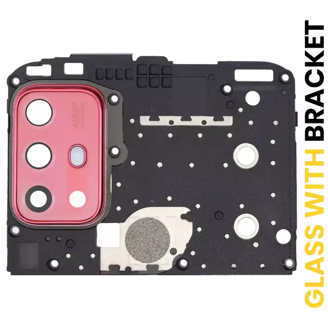 Lentille de caméra arrière avec support pour Motorola Moto G20 (XT2128 / 2021) (Flamingo Pink)