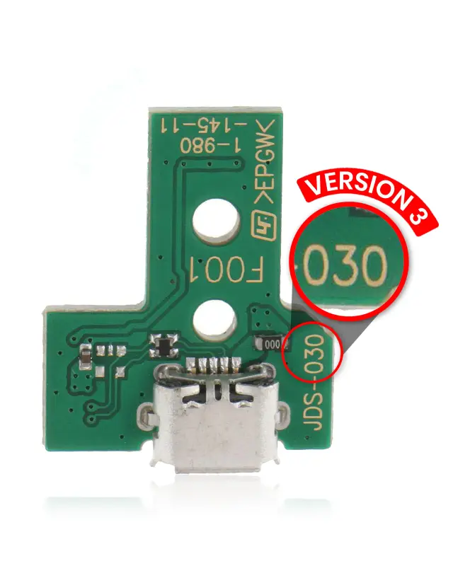 Carte de charge micro-USB à nappe 12 broches pour manette Sony DualShock 4 (PS4) — version 3 : JDS-030