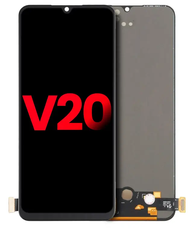 Écran OLED sans châssis pour Vivo V20 (compatible premium, toutes couleurs)