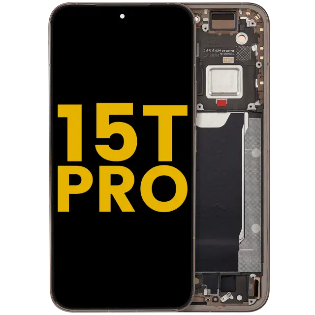 Écran OLED avec châssis pour Xiaomi 15T Pro (reconditionné, Mocha Gold)