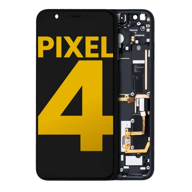 Écran OLED avec châssis pour Google Pixel 4 (reconditionné, Clearly White Power Button)