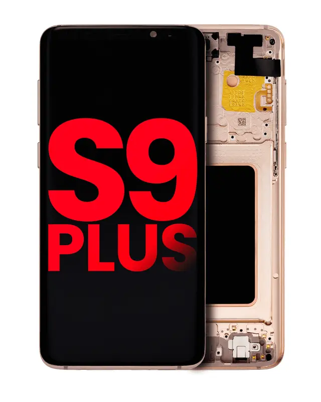 Écran OLED avec châssis pour Samsung Galaxy S9 Plus (compatible premium, Sunrise Gold)