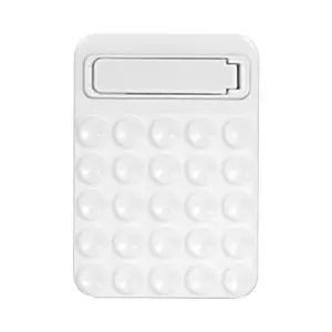 Support Ventouse Silicone avec Support Intégré Blanc