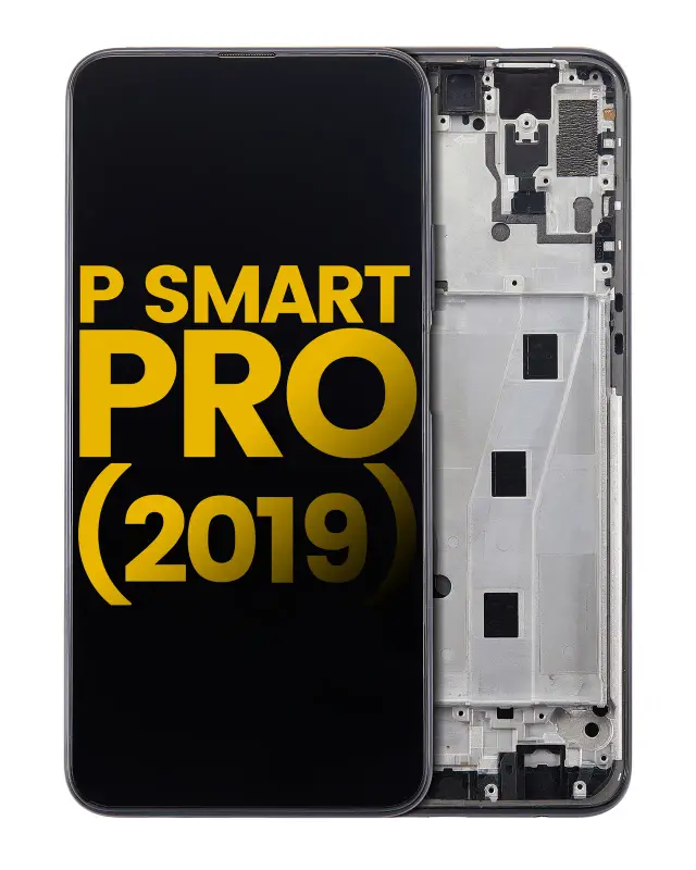 Écran LCD avec châssis pour Huawei P Smart Pro (2019) (reconditionné, noir minuit)