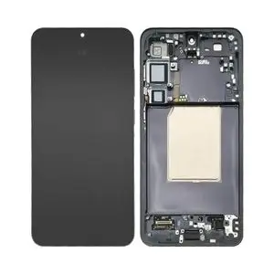 Écran Tactile Original Assembled avec Châssis Compatible Samsung Galaxy S25 Plus S936 GH82-36368E Noir Absolu