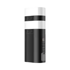 Lampe avec Batterie Externe Détachable Noir
