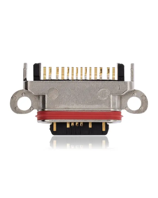 Connecteur de charge à souder — format Type C, 14 broches, 2 points de fixation (C347)