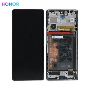 Bloc Écran Complet avec Châssis et Batterie Original Honor 70 0235ACMH Vert Emeraude