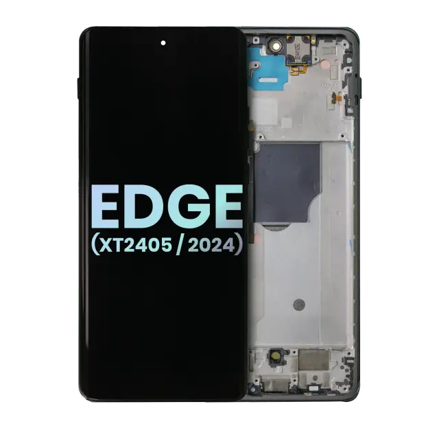 Écran OLED avec châssis pour Motorola Edge (XT2405 / 2024) (origine, noir)