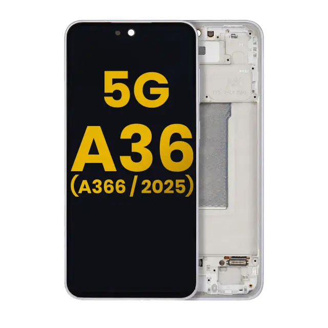 Écran OLED avec châssis pour Samsung Galaxy A36 5G (A366 / 2025) (reconditionné, Lavender)