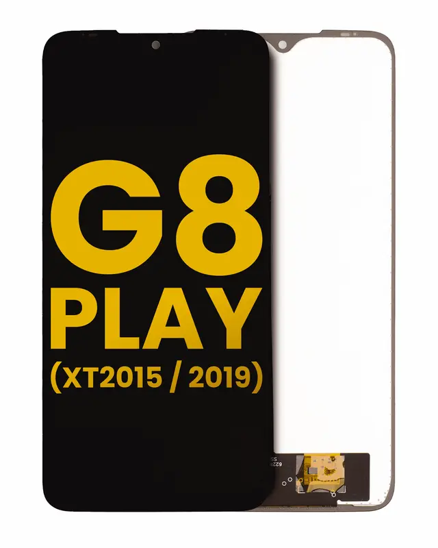 Écran LCD sans châssis pour Motorola Moto G8 Play (XT2015 / 2019) (reconditionné, noir)