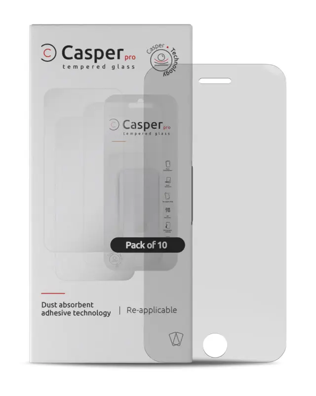 Verre trempé pour Apple iPhone 6 Plus / 6S Plus / 7 Plus / 8 Plus (lot de 10, transparent)