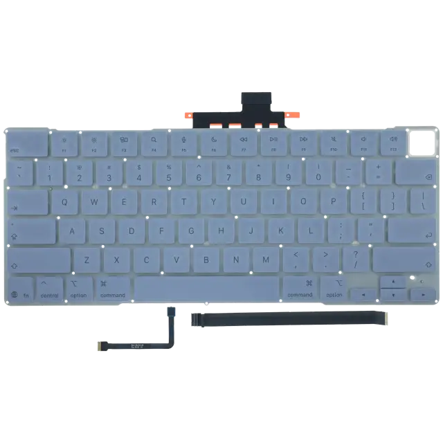 Clavier ANSI US avec Touch ID pour Apple MacBook Neo (2026) (origine, Indigo)