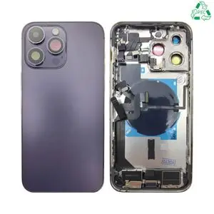 Coque de Réparation Complète Aftermarket (PIEC) Apple iPhone 14 Pro Max (Version US) Violet Intense
