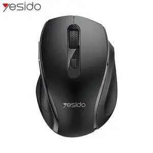 Souris sans Fil Yesido KB45 avec 6 Boutons Noir