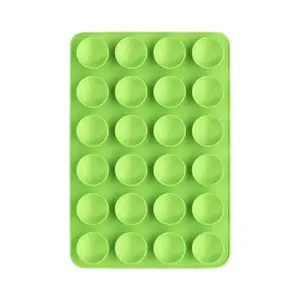 Support Ventouse Silicone Universel pour Smartphone Vert