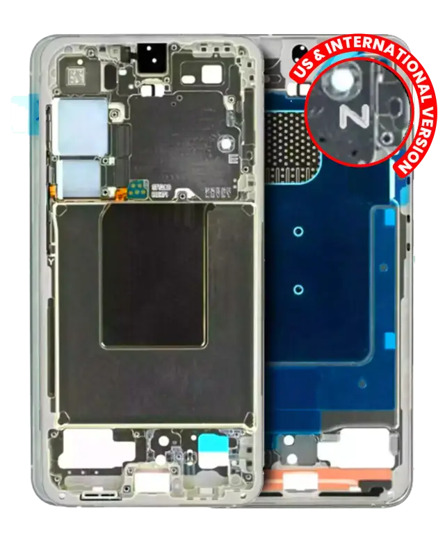 Châssis pour Samsung Galaxy S24 5G (version US & internationale, Amber Yellow)