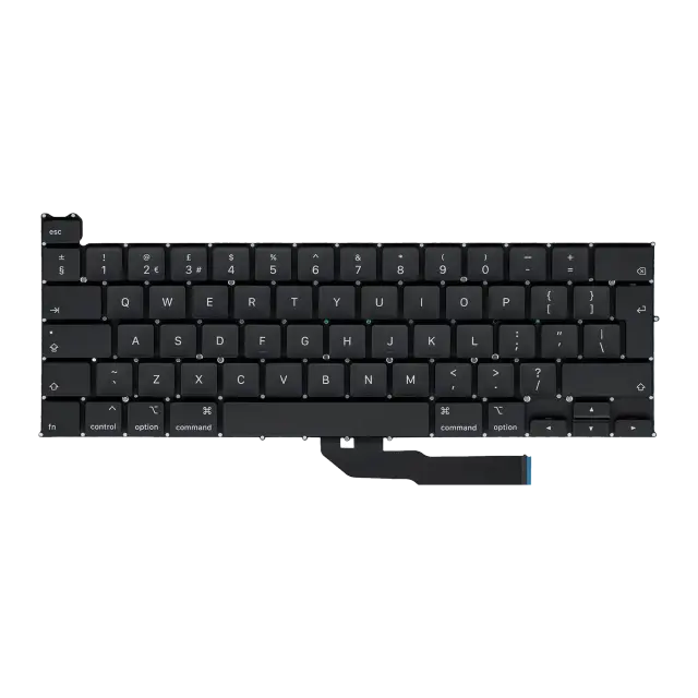 Clavier rétroéclairé avec vis pour Apple MacBook Pro 13" A2251 (2020) (anglais UK)