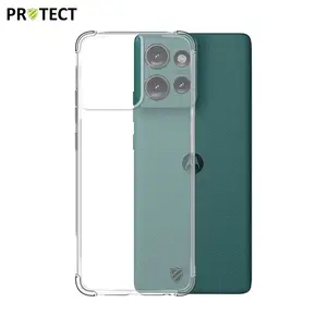 Coque Silicone Renforcée PROTECT pour Motorola Edge 50 Transparent