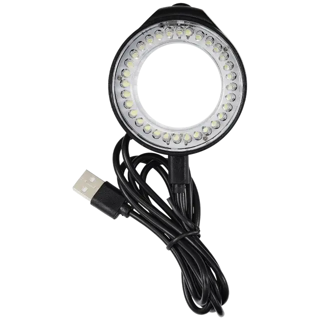 Éclairage annulaire USB ReLife RL-033E pour microscope, 32 LED — vue 1