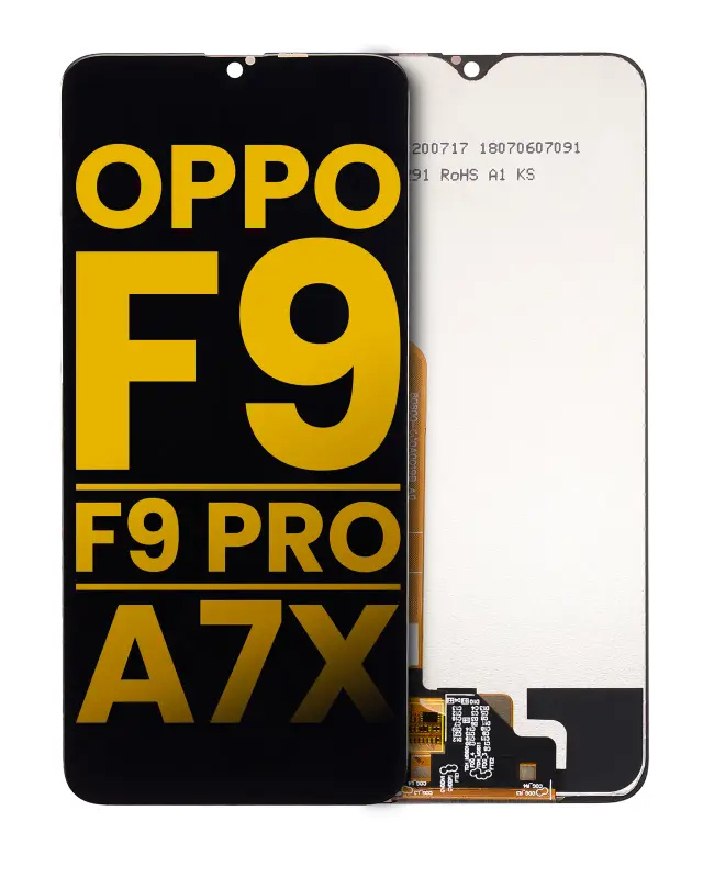 Écran LCD sans châssis pour OPPO F9 / F9 Pro / A7X (reconditionné, toutes couleurs)