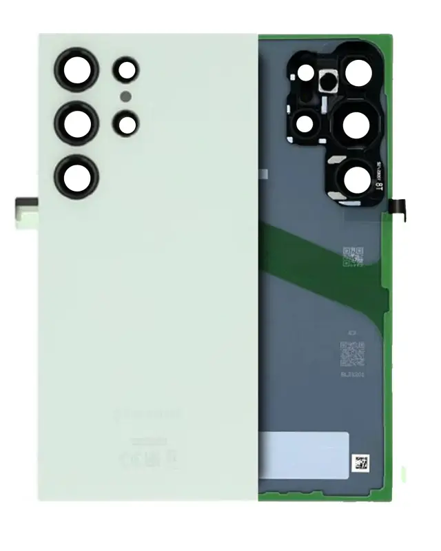 Vitre arrière pour Samsung Galaxy S24 Ultra (pack service origine, Titanium Green)