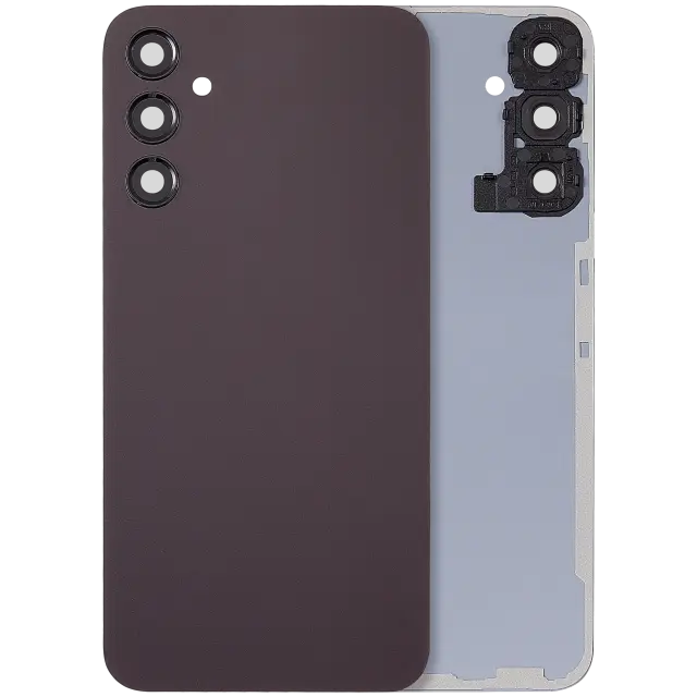 Vitre arrière pour Samsung Galaxy A24 4G (A245 / 2023) (sans logo, compatible, Dark red)