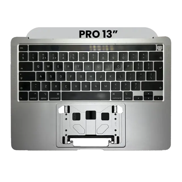 Châssis supérieur avec clavier ISO UK pour Apple MacBook Pro 13" A2251 (2020) (gris sidéral)