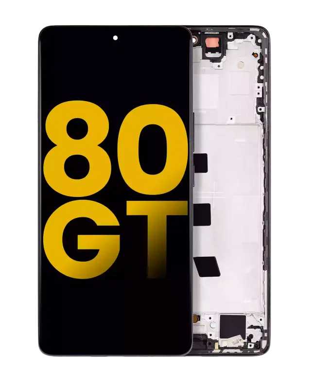 Écran OLED avec châssis pour Honor 80 GT (reconditionné, noir)