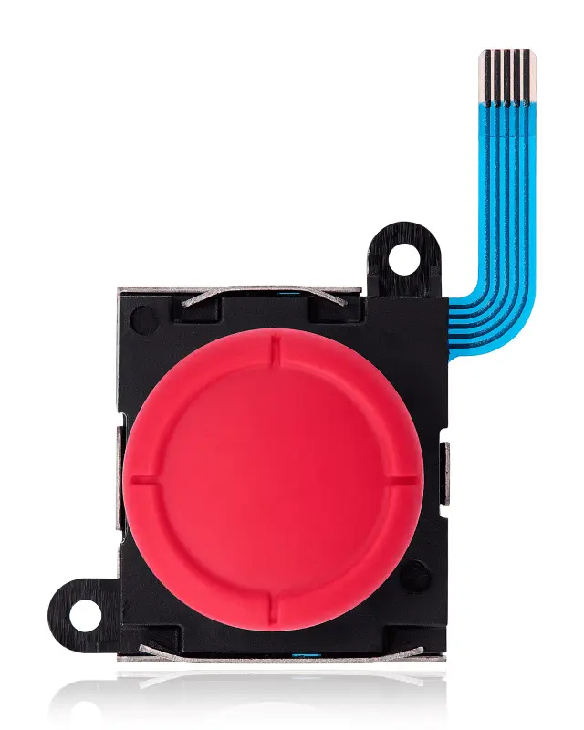 Capuchon de joystick 3D pour manette Joy-Con Nintendo Switch / Switch OLED / Switch Lite (rouge)