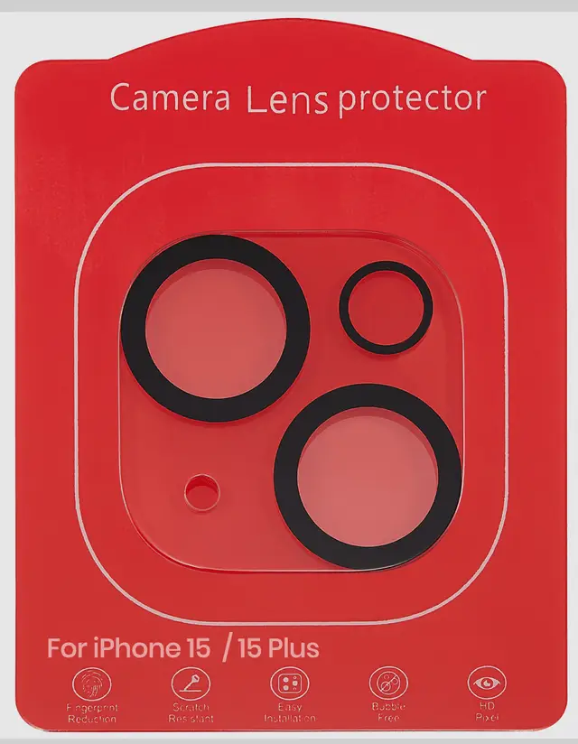 Protection des caméras pour iPhone 15 / iPhone 15 Plus (Casper Crystal Full Cover) — vue 1