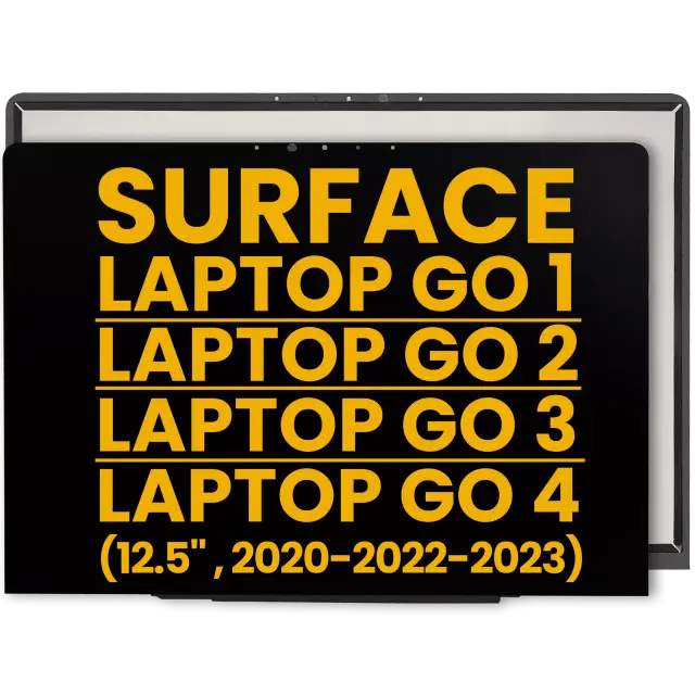 Écran LCD avec vitre tactile pour Microsoft Surface Laptop Go (1943) / Go 2 / Go 3 / Go 4 (reconditionné)