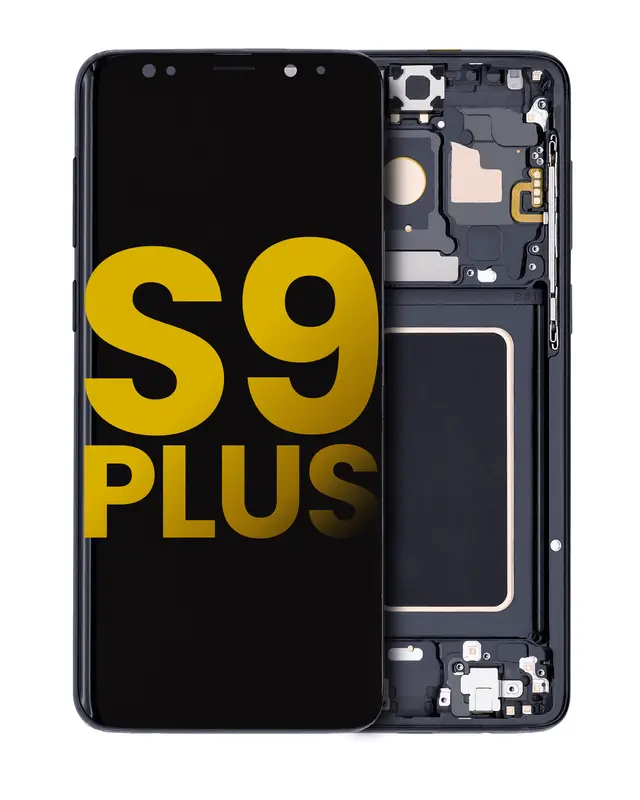 Écran OLED avec châssis pour Samsung Galaxy S9 Plus (reconditionné, noir minuit)