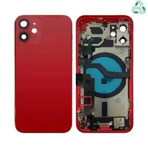 Coque de Réparation Complète Aftermarket (PIEC) Apple iPhone 12 Mini Rouge