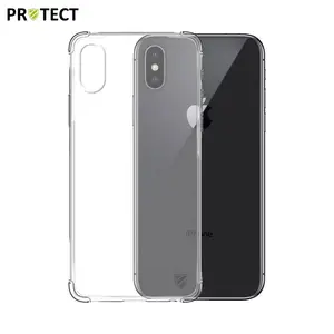 Coque Silicone Renforcée PROTECT pour Apple iPhone X/iPhone XS Transparent