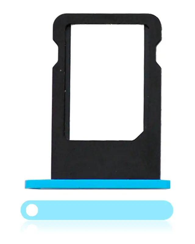 Tiroir SIM pour Apple iPhone 5C (bleu)