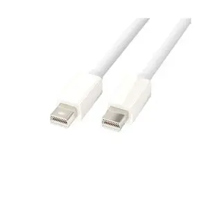 Câble Mini DisplayPort Mâle vers Mini DisplayPort Mâle - 1,8m - Blanc