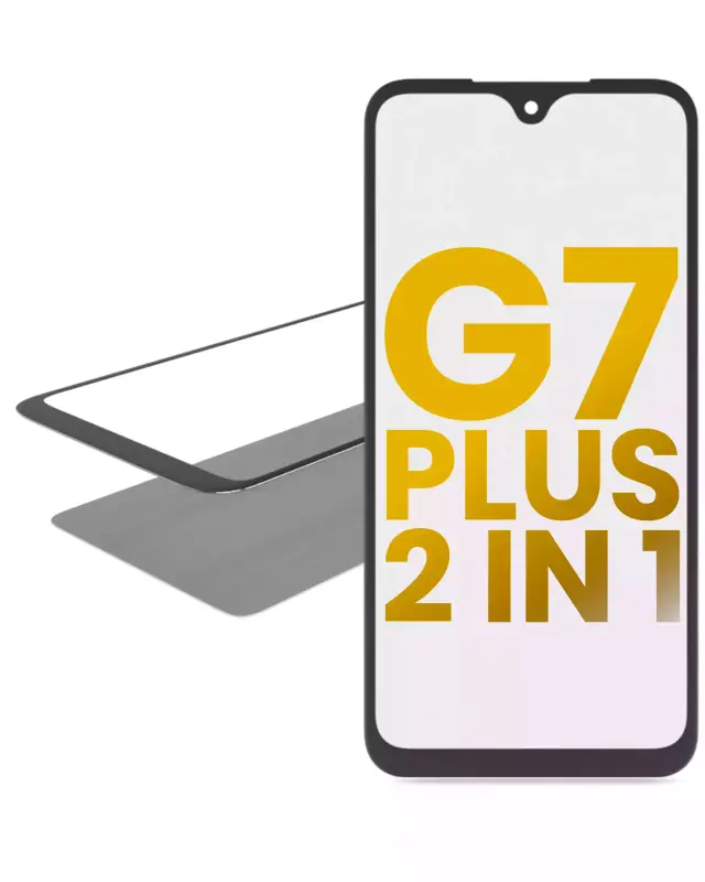 Vitre d’écran avec OCA pour Motorola Moto G7 Plus (XT1965 / 2019)