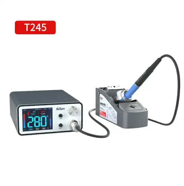 Équipement atelier pour Aixun T3A Intelligent Soldering Station With T245 Handle and 3 Iron Tips (Aixun) (220V / EU Version)