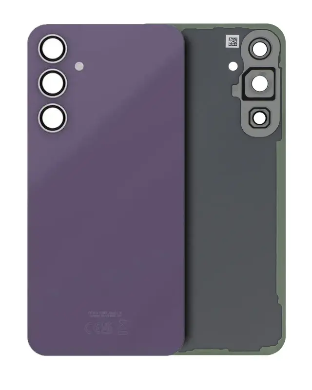 Vitre arrière pour Samsung Galaxy S23 FE (pack service origine, violet)