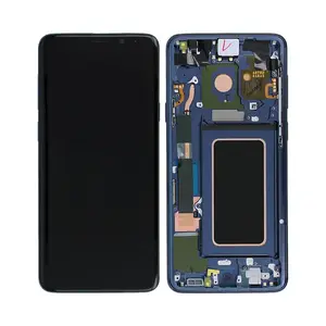 Écran Tactile Soft Oled avec Châssis Samsung Galaxy S9 Plus G965 Bleu
