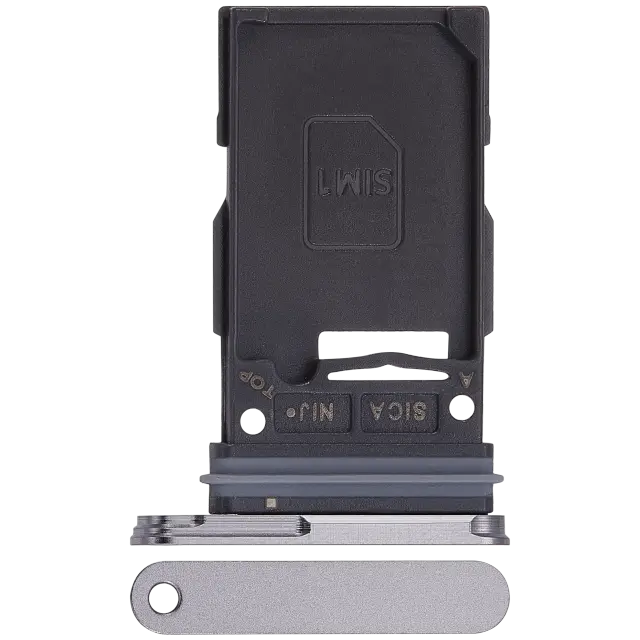 Tiroir SIM pour Samsung Galaxy S25 / S25 Plus (premium, Silver Shadow)