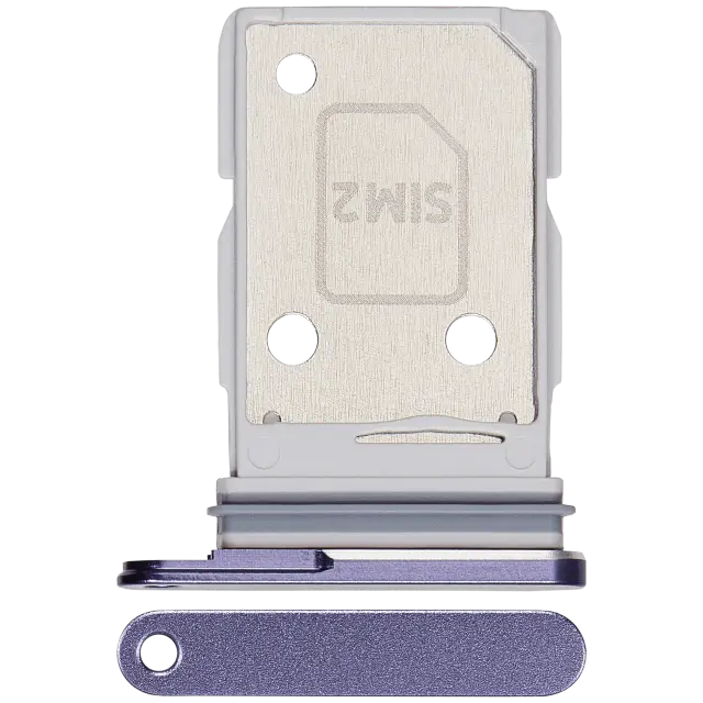 Tiroir double SIM pour Samsung Galaxy S26 Ultra (S948) (Cobalt Violet)