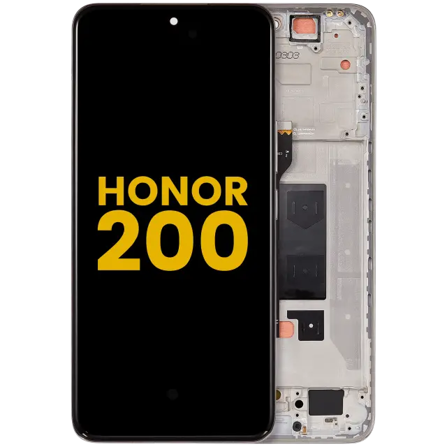 Écran OLED avec châssis pour Honor 200 (reconditionné, Coral Pink)