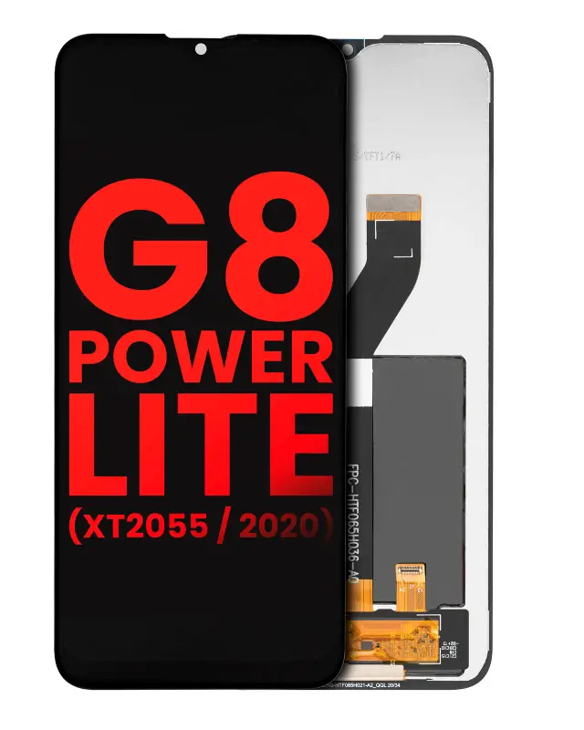 Écran pour Motorola Moto G8 Power Lite (XT2055 / 2020) (Aftermarket Plus: Incell, noir)