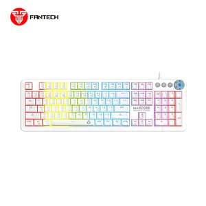 Clavier Gamer Filaire Fantech MAX CORE MK852 (QWERTY) Blanc